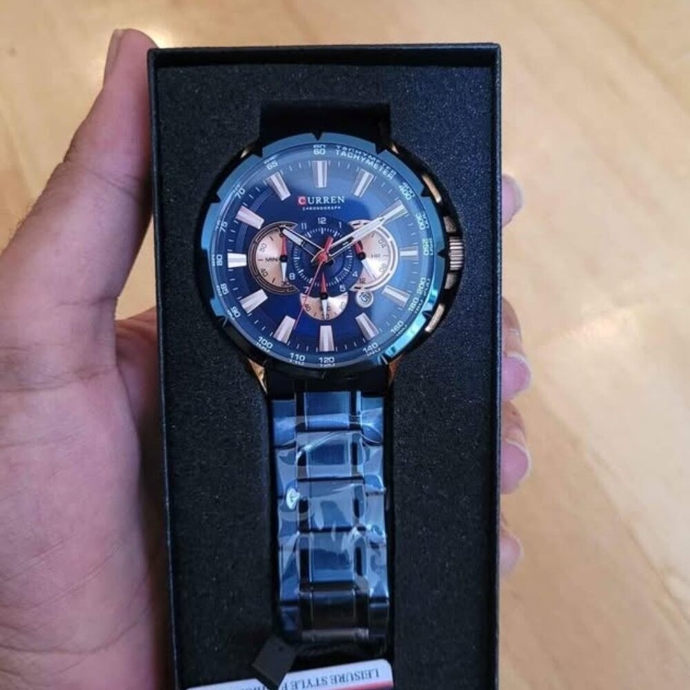 CURREN Stylish Chronograph Stainless Steel Watch‎ for Men